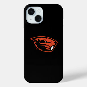 Oregon State Beavers Beaver Head iPhone 15 Case