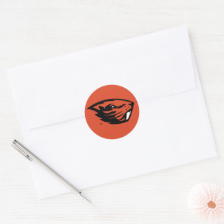 Oregon State Beavers | Beaver Head Classic Round Sticker