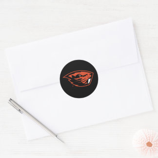 Oregon State Beavers | Beaver Head Classic Round Sticker