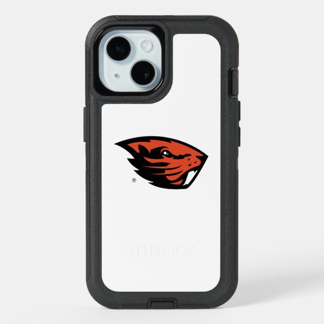 Oregon State Beavers | Beaver Head iPhone 15 Case (Back)