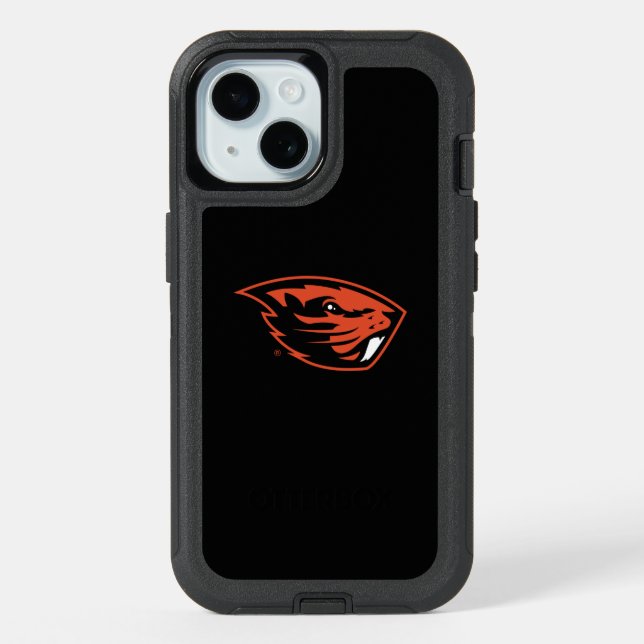 Oregon State Beavers | Beaver Head iPhone 15 Case (Back)