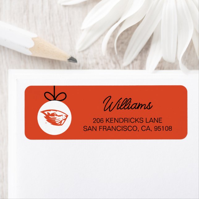 Oregon State Beavers | Beaver Head Label (Insitu)