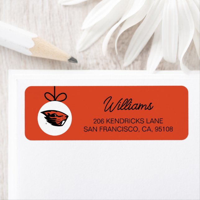 Oregon State Beavers | Beaver Head Label (Insitu)