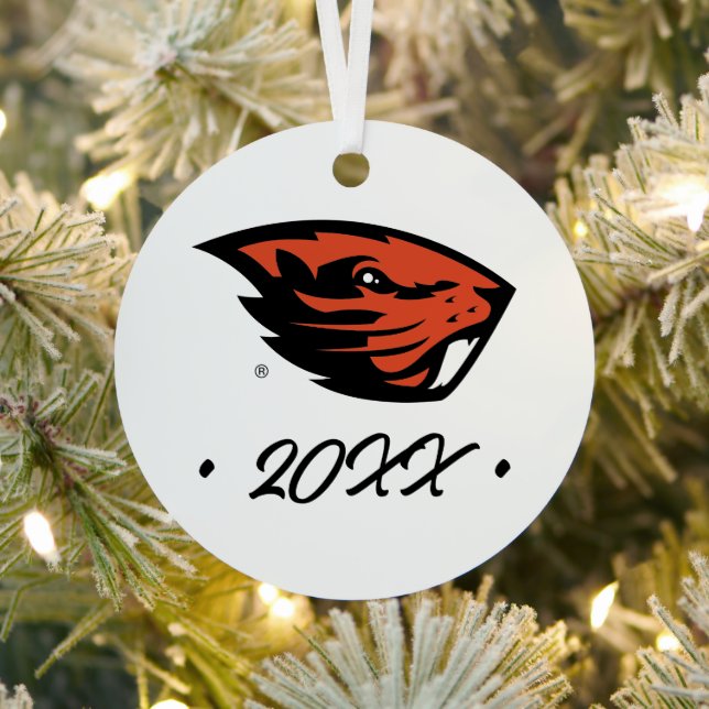 Oregon State Beavers | Beaver Head Metal Ornament (Insitu)