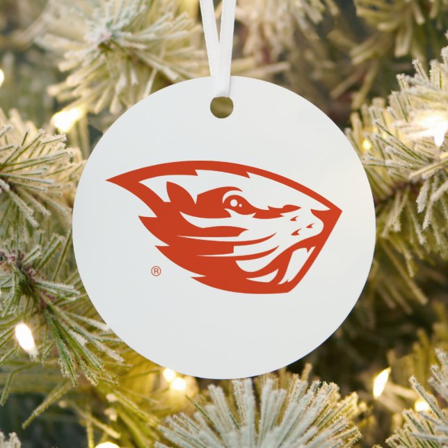 Oregon State Beavers | Beaver Head Metal Ornament (Insitu)