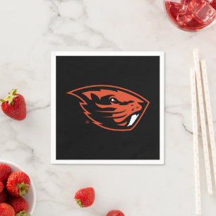 Oregon State Beavers   Beaver Head Napkins