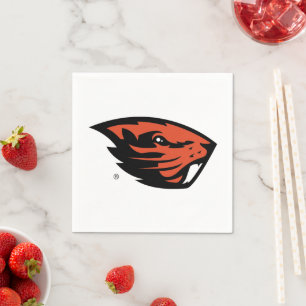 Oregon State Beavers   Beaver Head Napkins