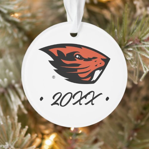 Oregon State Beavers  Beaver Head Ornament