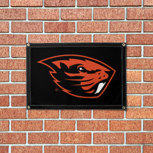 Oregon State Beavers Beaver Head Pennant