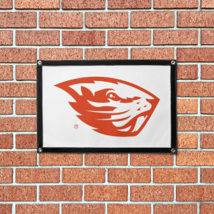 Oregon State Beavers Beaver Head Pennant