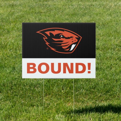 Oregon State Beavers  Beaver Head Sign