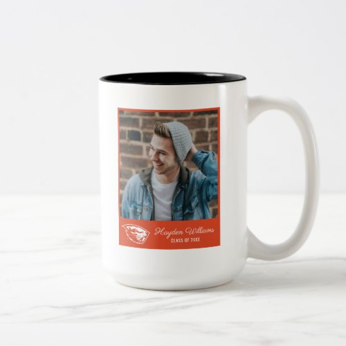 Oregon State Beavers  Beaver Head Two_Tone Coffee Mug