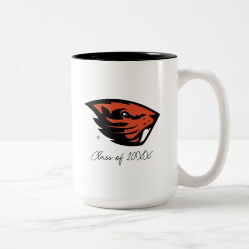 Oregon State Beavers  Beaver Head Two_Tone Coffee Mug