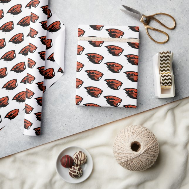 Oregon State Beavers | Beaver Head Wrapping Paper (Crafts)