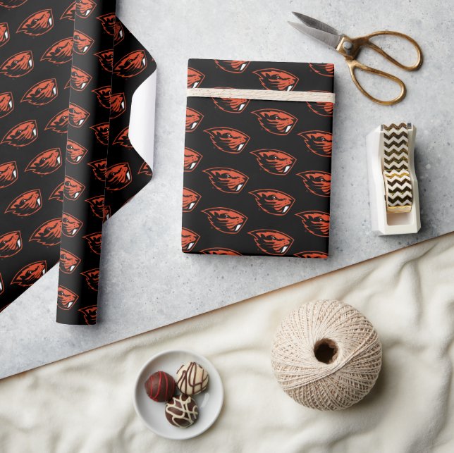 Oregon State Beavers | Beaver Head Wrapping Paper (Crafts)