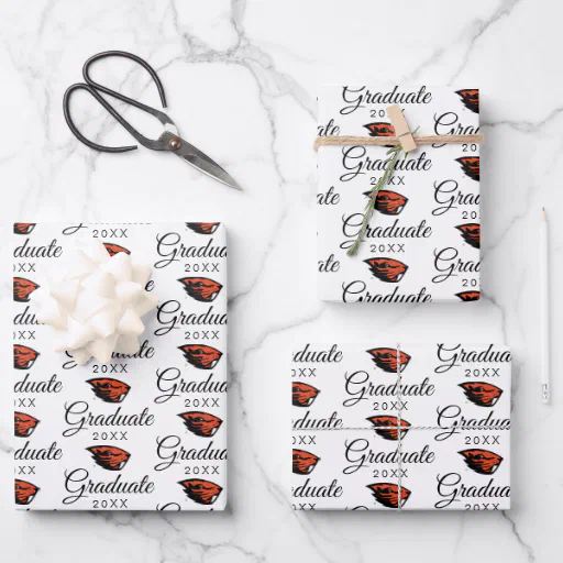 Oregon State Beavers | Beaver Head Wrapping Paper Sheets
