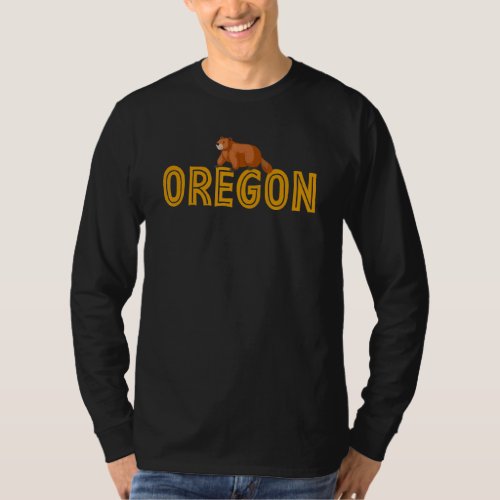 Oregon State College Sports Fan Beavers T_Shirt