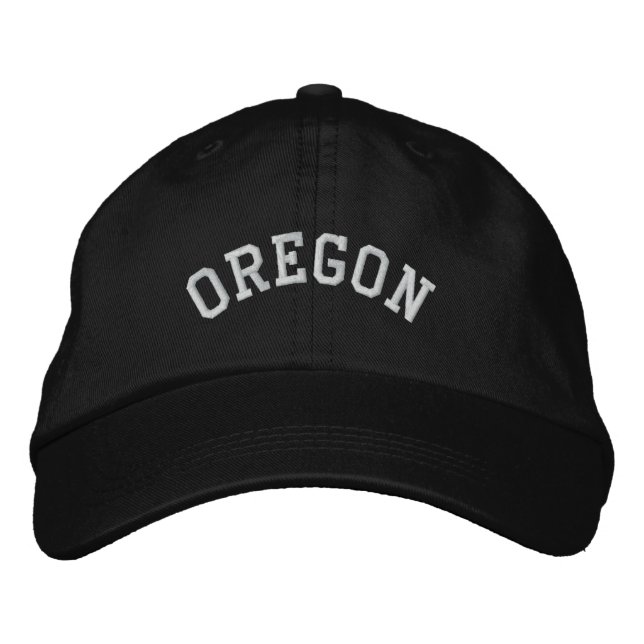 Oregon State Embroidered Embroidered Baseball Cap (Front)