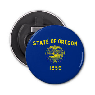 Oregon State Flag Bottle Opener
