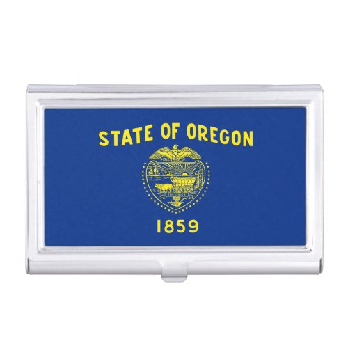 Oregon State Flag Business Card Case