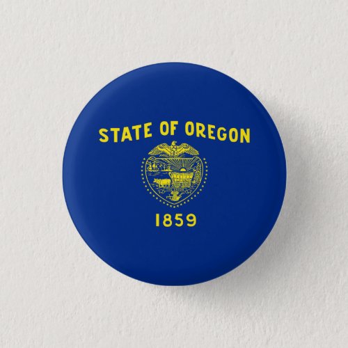 Oregon State Flag Button