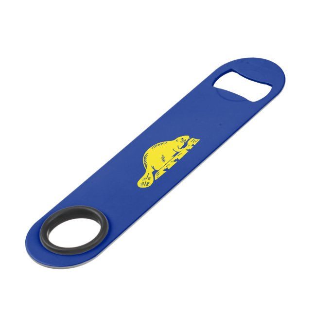 Oregon State Flag Design Bar Key (Back Angled)