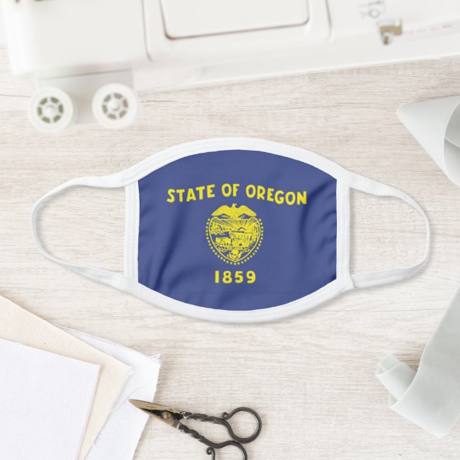 Oregon State Flag Design Face Mask
