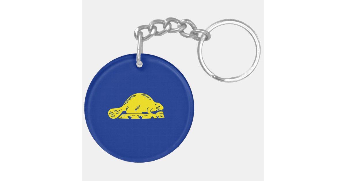 Oregon State Flag Design Keychain | Zazzle