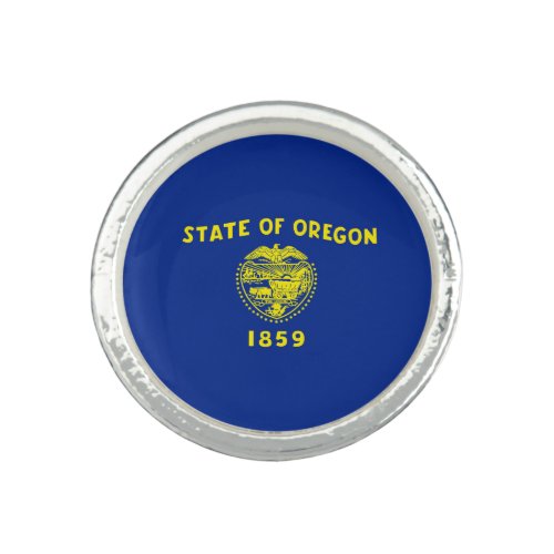 Oregon State Flag Design Ring