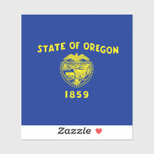 Oregon State Flag Design Sticker