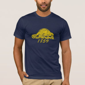 Oregon State Flag Grunge Beaver Salem Love T-Shirt