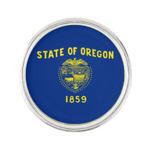 Oregon State Flag Lapel Pin