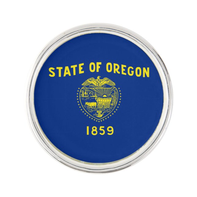 Oregon State Flag Lapel Pin (Front)
