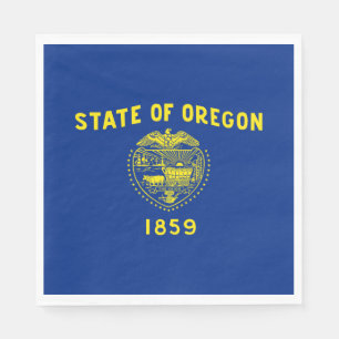 Oregon State Flag Napkins