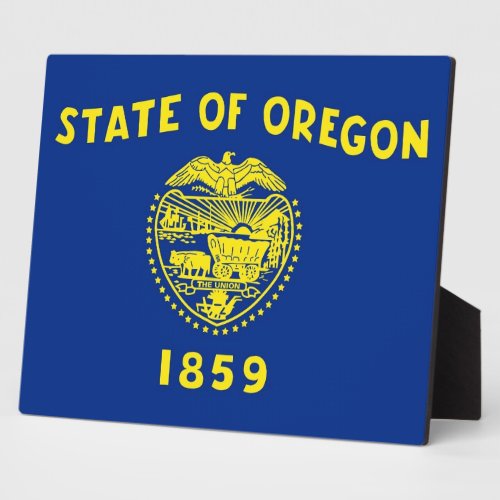 Oregon State Flag Plaque