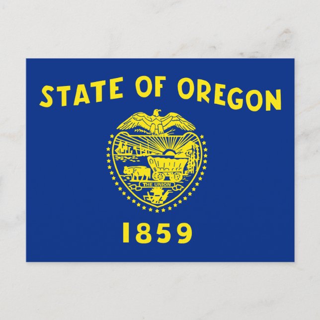 Oregon State Flag Postcard (Front)
