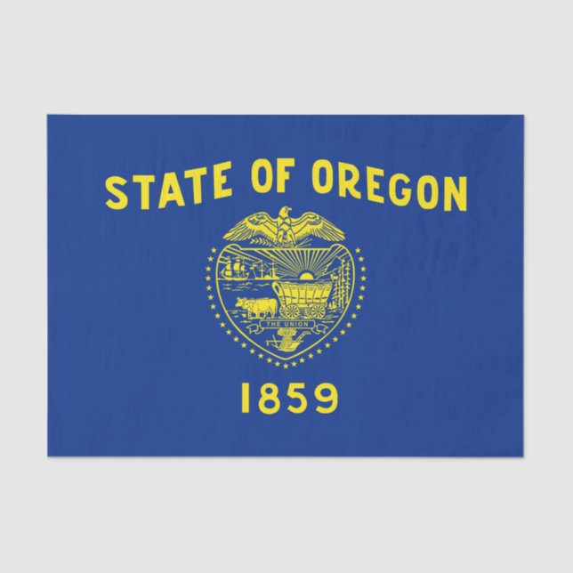 Oregon State Flag Tissue Paper (Front)