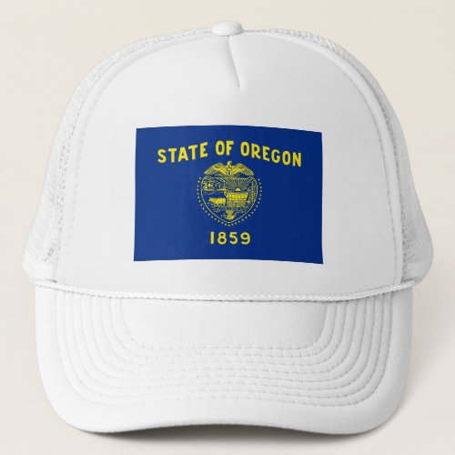 Oregon State Flag Trucker Hat