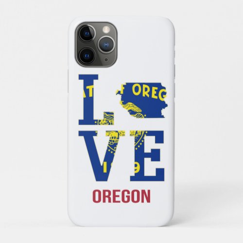 Oregon State Love USA iPhone 11 Pro Case