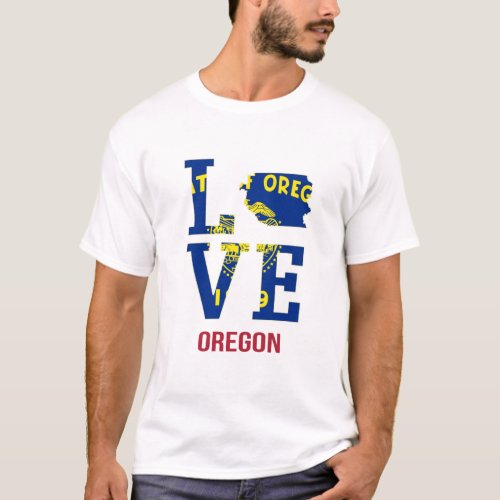 Oregon State Love USA T_Shirt