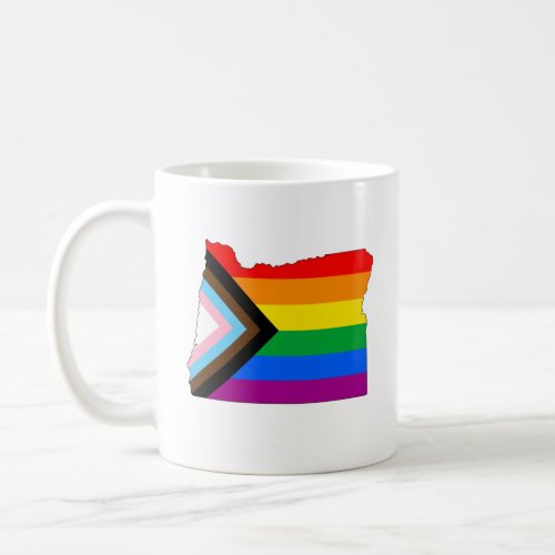 Oregon State Pride LGBTQ Progress Pride Coffee Mug