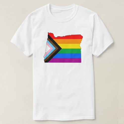 Oregon State Pride LGBTQ Progress Pride T_Shirt