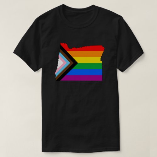 Oregon State Pride LGBTQ Progress Pride T_Shirt