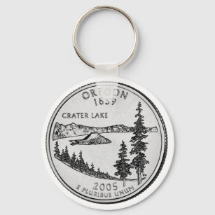 Louisiana Keychain U.S. State Quarter Dollar Coin Key Ring 