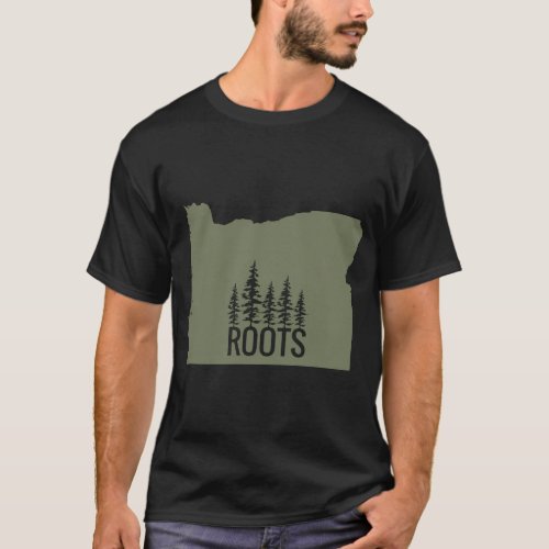 Oregon State Roots Green T_Shirt