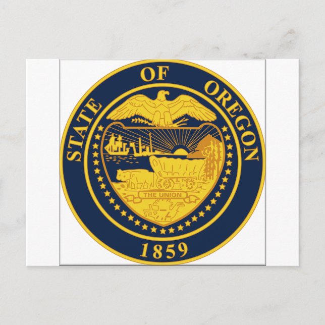 Oregon State Seal Postcard (Front)