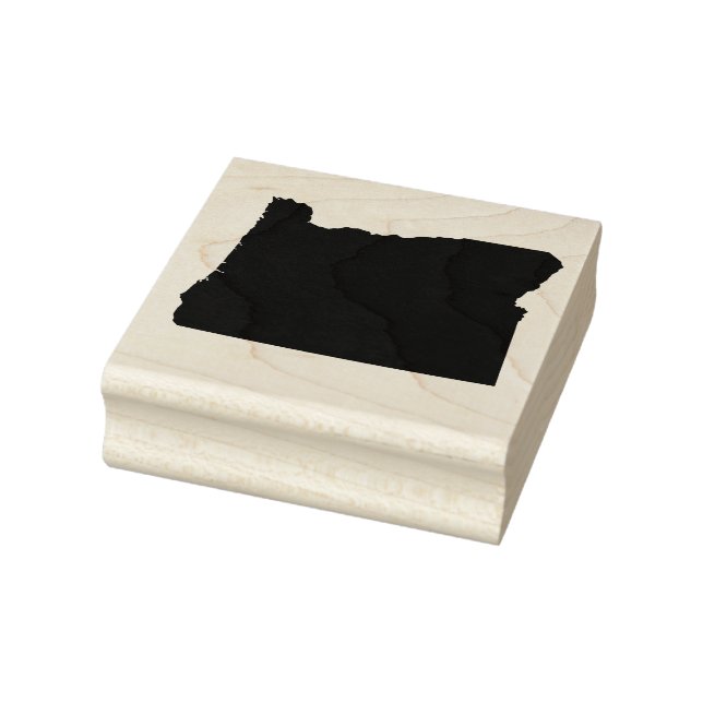 Oregon State Solid Rubber Art Stamp (Stamp)
