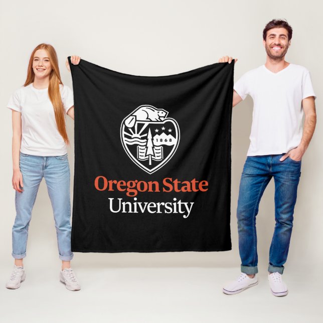 Oregon State University Fleece Blanket (In Situ)
