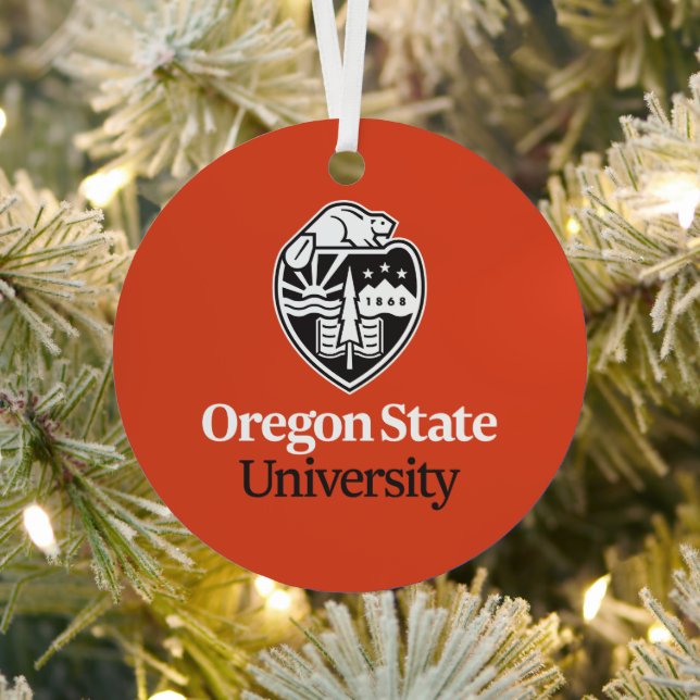 Oregon State University Metal Ornament (Insitu)