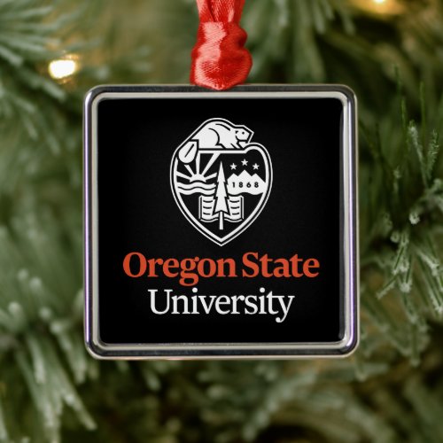 Oregon State University Metal Ornament